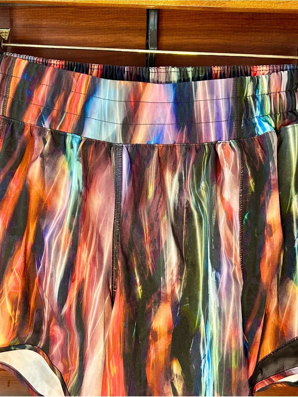 lululemon athletica Hotty Hot Short *High-Rise Long 4”in Chroma Fusion Multi